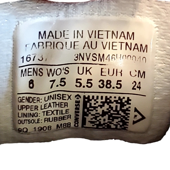 Converse Golf le Fluer x Gianno OX Unisex 163376C Rare collab Womens 7.5  Mens 8 - Picture 5 of 12